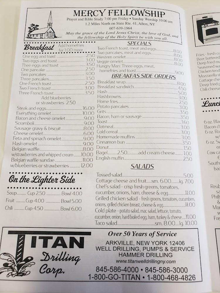 Trackside Dining Menu image 2